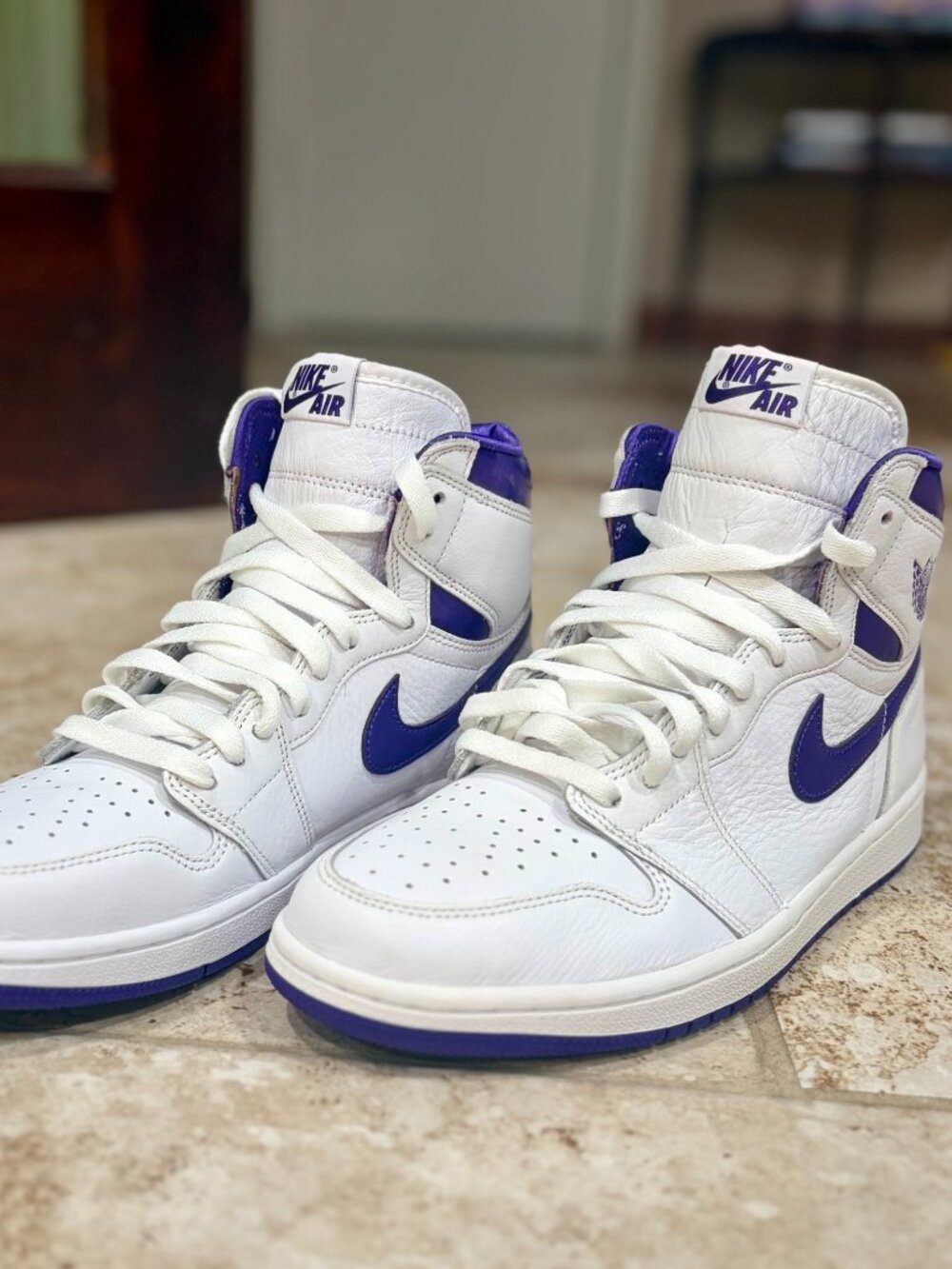 Nike Air Jordan 1 High OG Court Purple - Women’s 10 - Never Worn